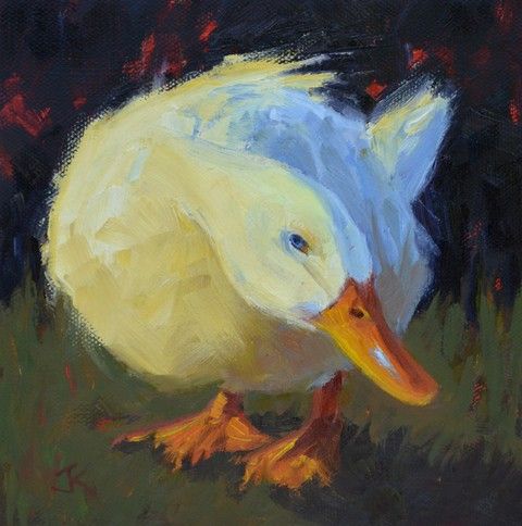 Soaking Up Sunshine 6x6 at Hunter Wolff Gallery